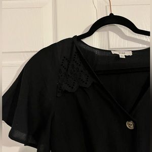 Mine brand, long black dress